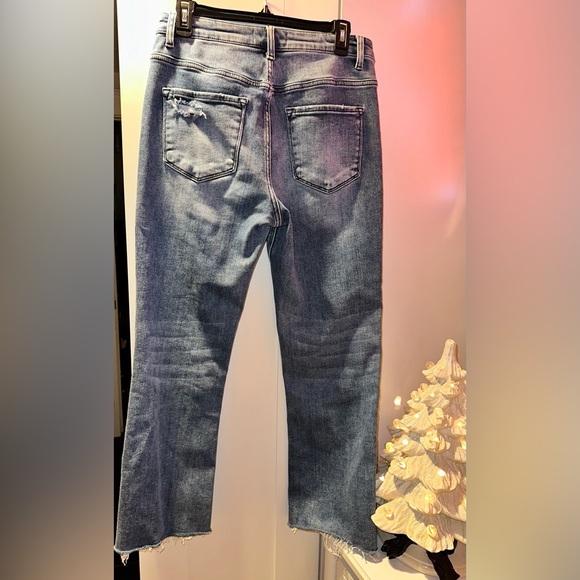 NWOT Super High Rise Slim Straight Crop Jeans from Vervet by Flying Monkey - Picture 11 of 12